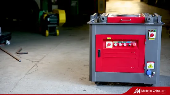Gw46 Steel Bar Bending Rod Machine 42mm Stirrup Automatic Rebar Bender Machine
