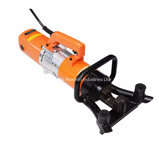 건설 작업 휴대용 철근 굽힘 교정 기계 작동이 용이함