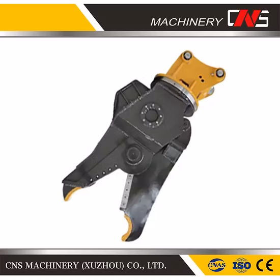 건설기계는 굴착기를 위한 유압 깎는 기계 금속 조각 전단 절단기를 분해합니다